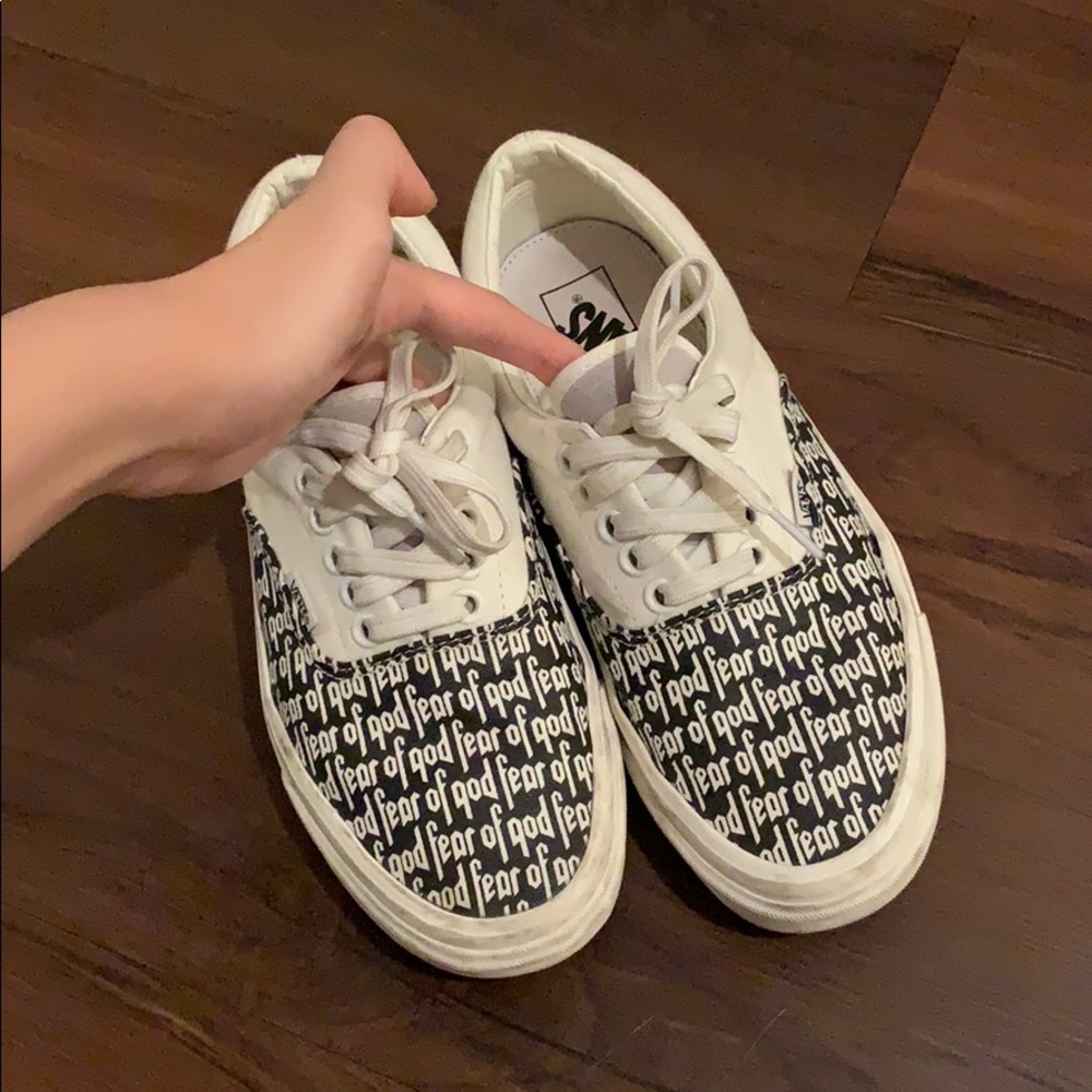 Fear of god fog vans slip on